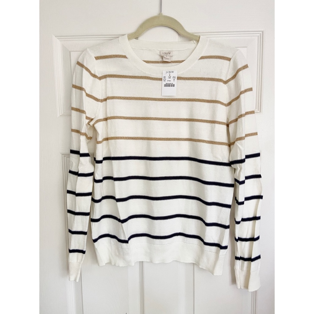 J Crew Factory Striped Sweater - M / NWT